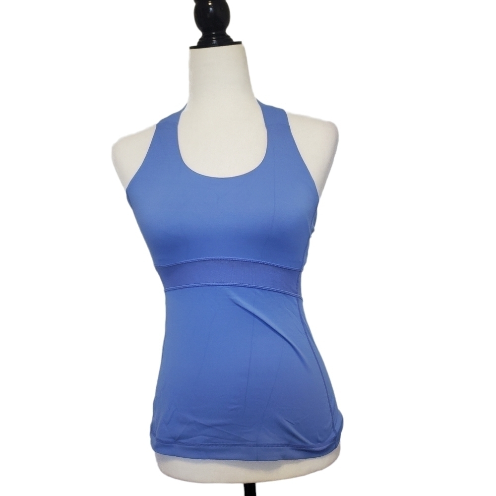 lululemon athletica Periwinkle Blue Racerback Tank Top